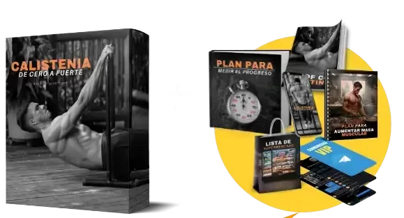 Hombre entrenando al aire libre con su propio peso corporal, demostrando fuerza, equilibrio y disciplina gracias al programa calistenia de cero a fuerte